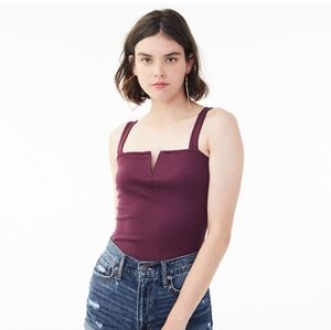 Aeropostale Square-Neck V-Wire Tank Top